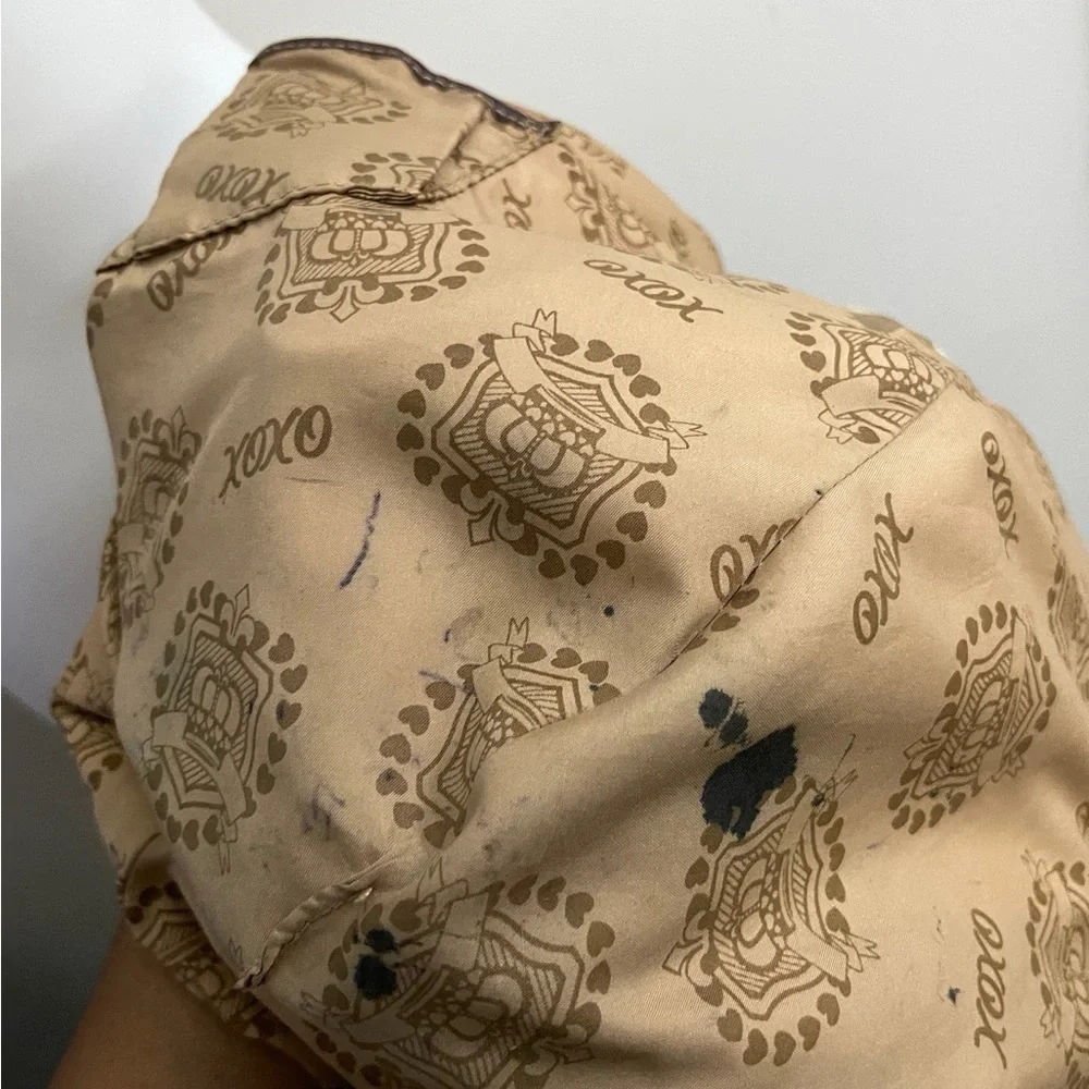 Vintage Y2K XOXO Tan and Brown Hobo Bag Casual Chic